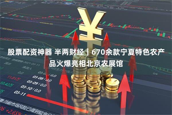 股票配资神器 半两财经｜670余款宁夏特色农产品火爆亮相北京农展馆